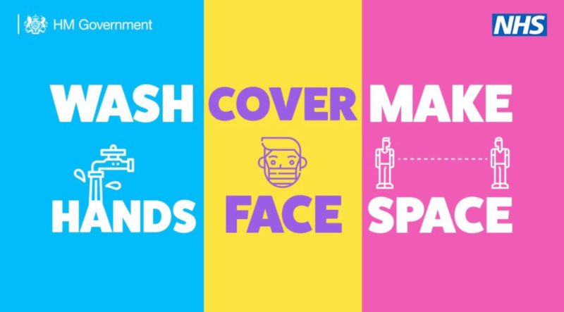 Wash Hands, Cover Face, Make Space