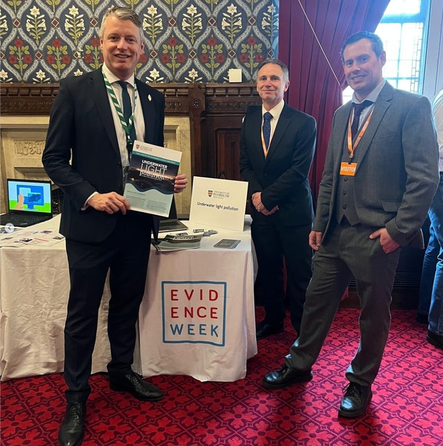 Luke with Dr Thomas Davies and Prof Tim Smyth