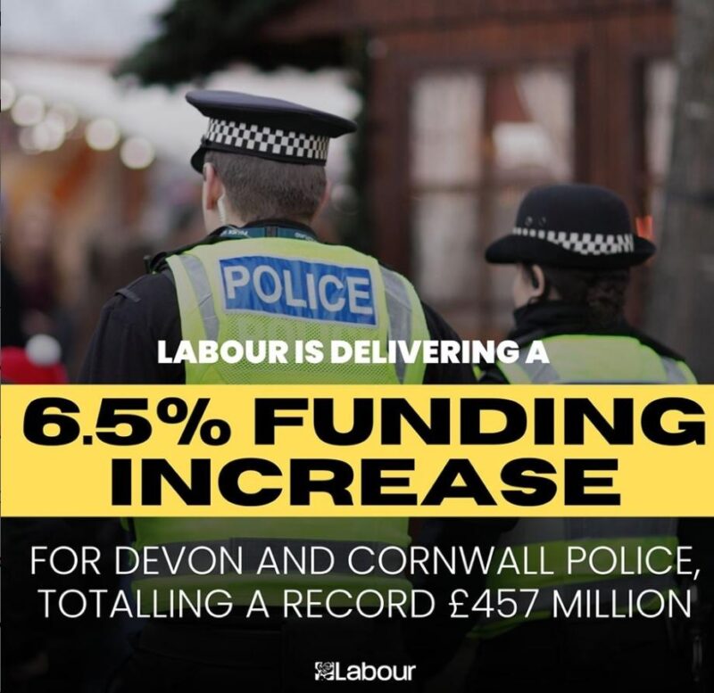 Labour Devon and Cornwall Police 