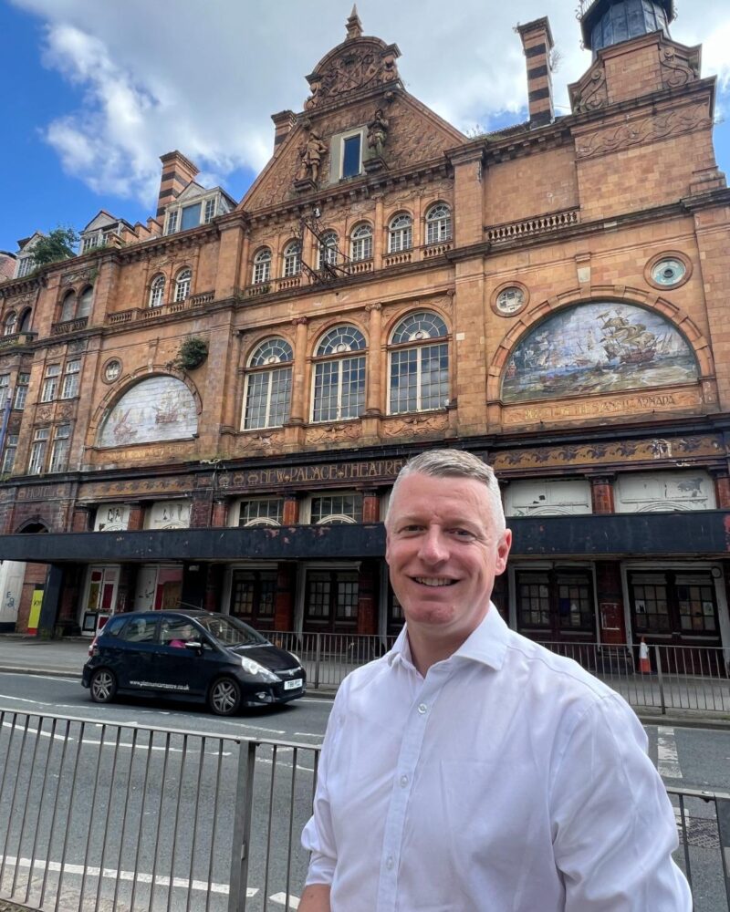 Luke Pollard MP at the Palace Theatre