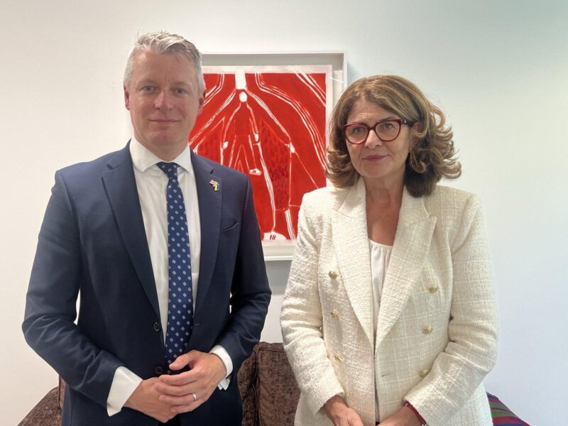  Luke Pollard MP and the Policing Minister, Dame Diana Johnson MP